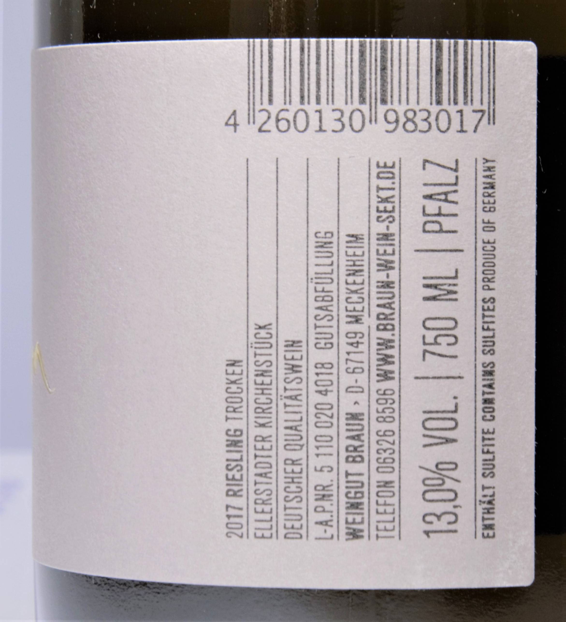 Etiketa Riesling Individuell