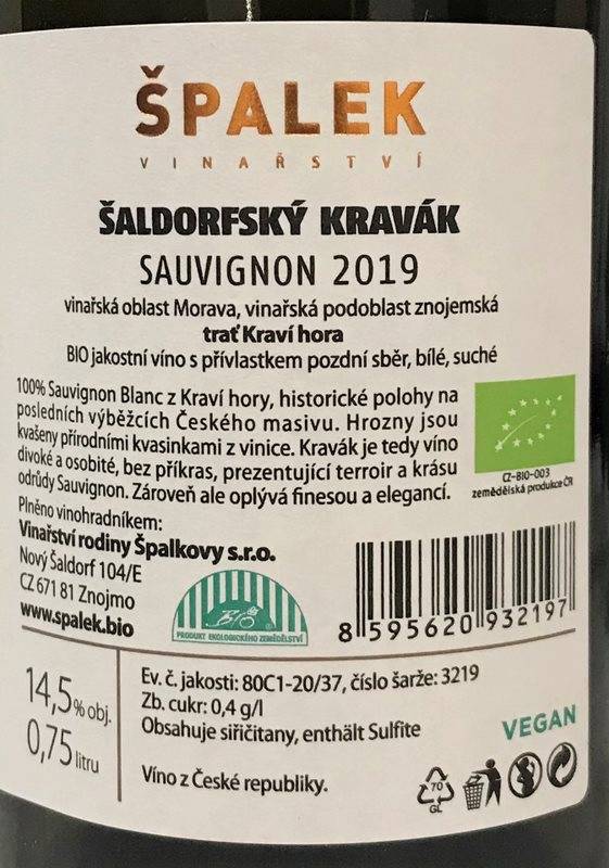 Etiketa Šaldorfský Kravák