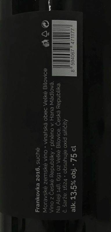 Etiketa BETON-Frankovka