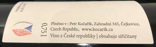 Etiketa Odměra červená