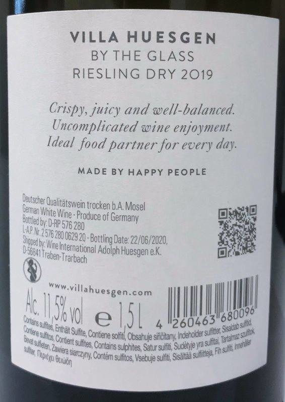 Etiketa Riesling by the glass Magnum 1,5 L