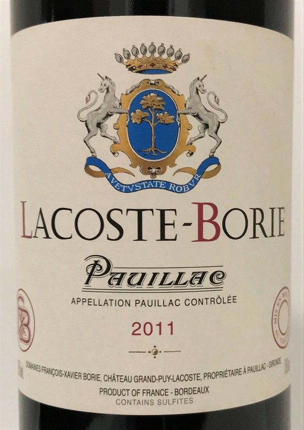 Etiketa Lacoste Borie 