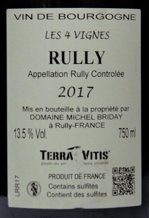 Etiketa Rully rouge AOC \