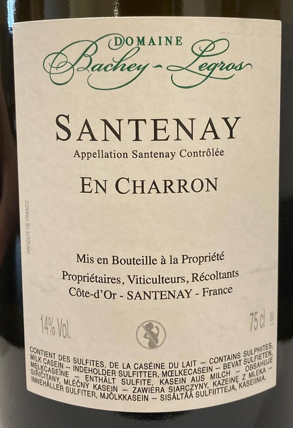 Etiketa Santenay \