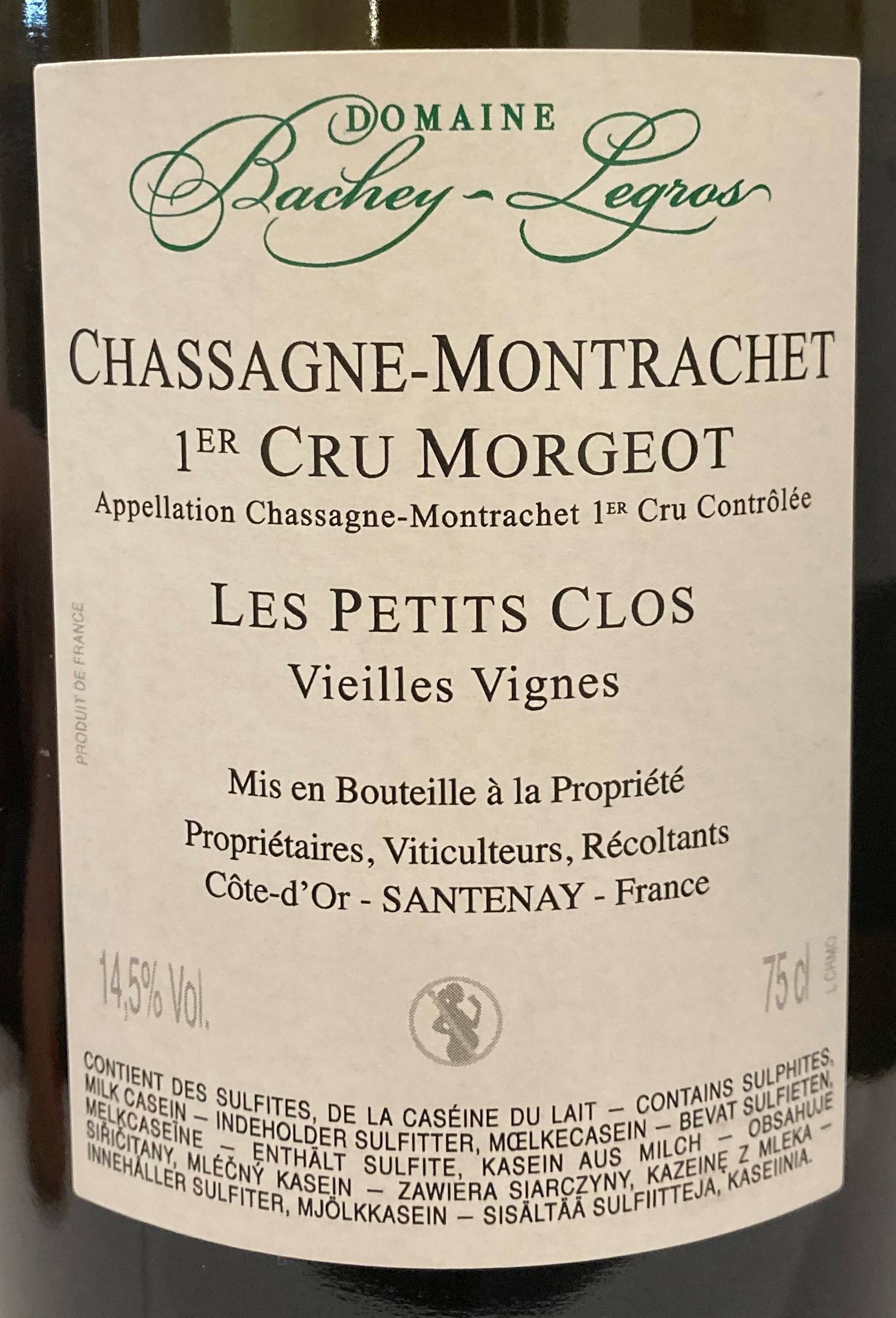 Etiketa Chassagne-Montrachet 1er Cru \