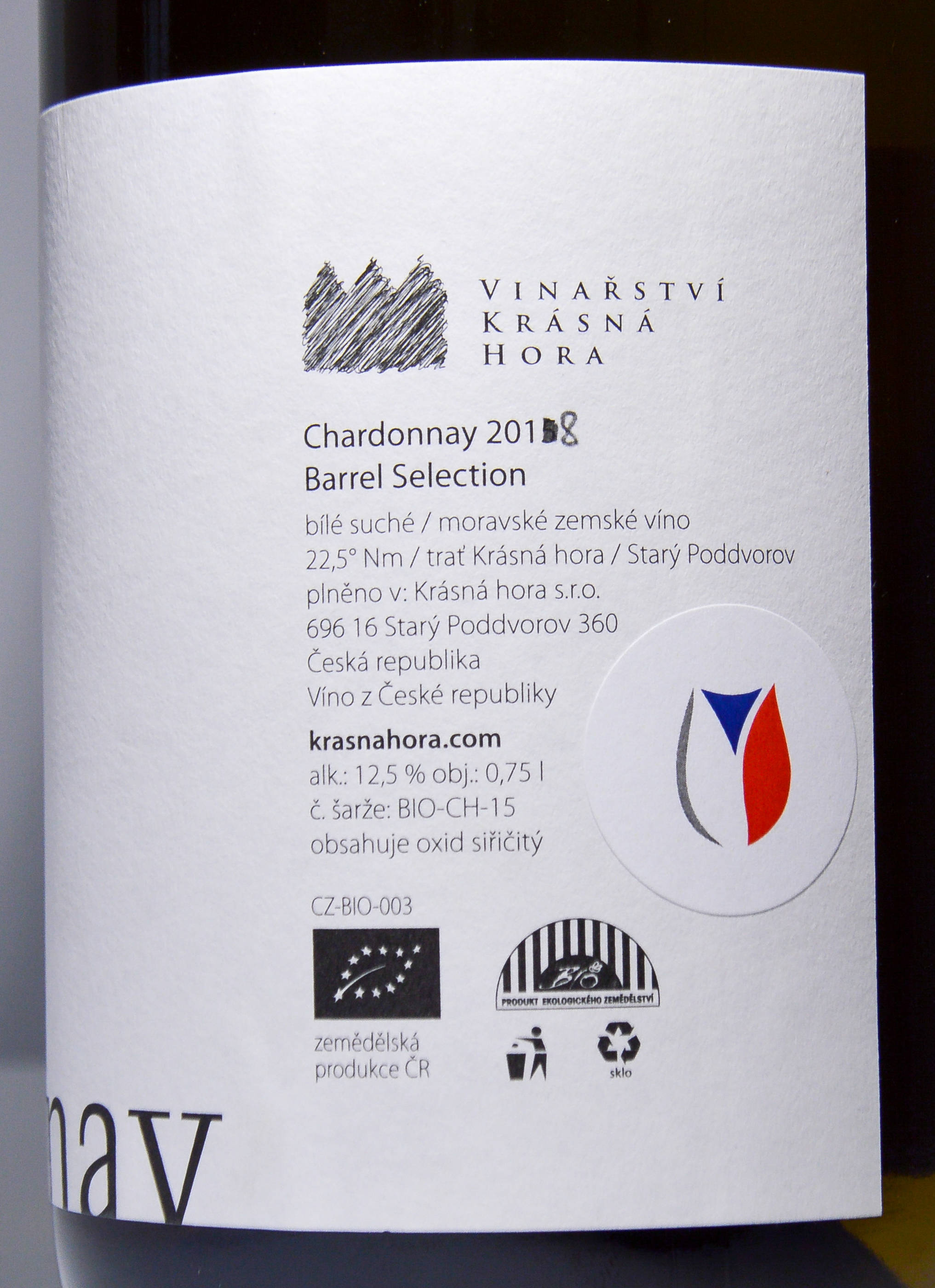 Etiketa Chardonnay Barrel 