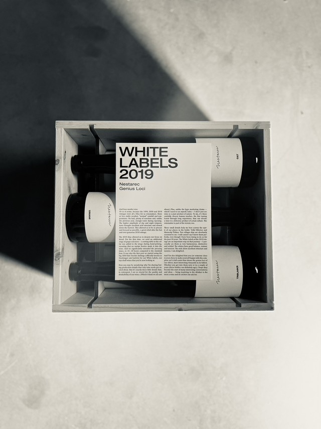 GENIUS LOCI-wooden box WHITE LABELS 2019