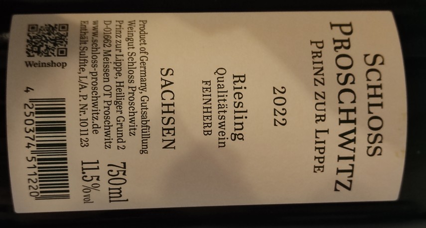 Etiketa Riesling VDP.GUTSWEIN