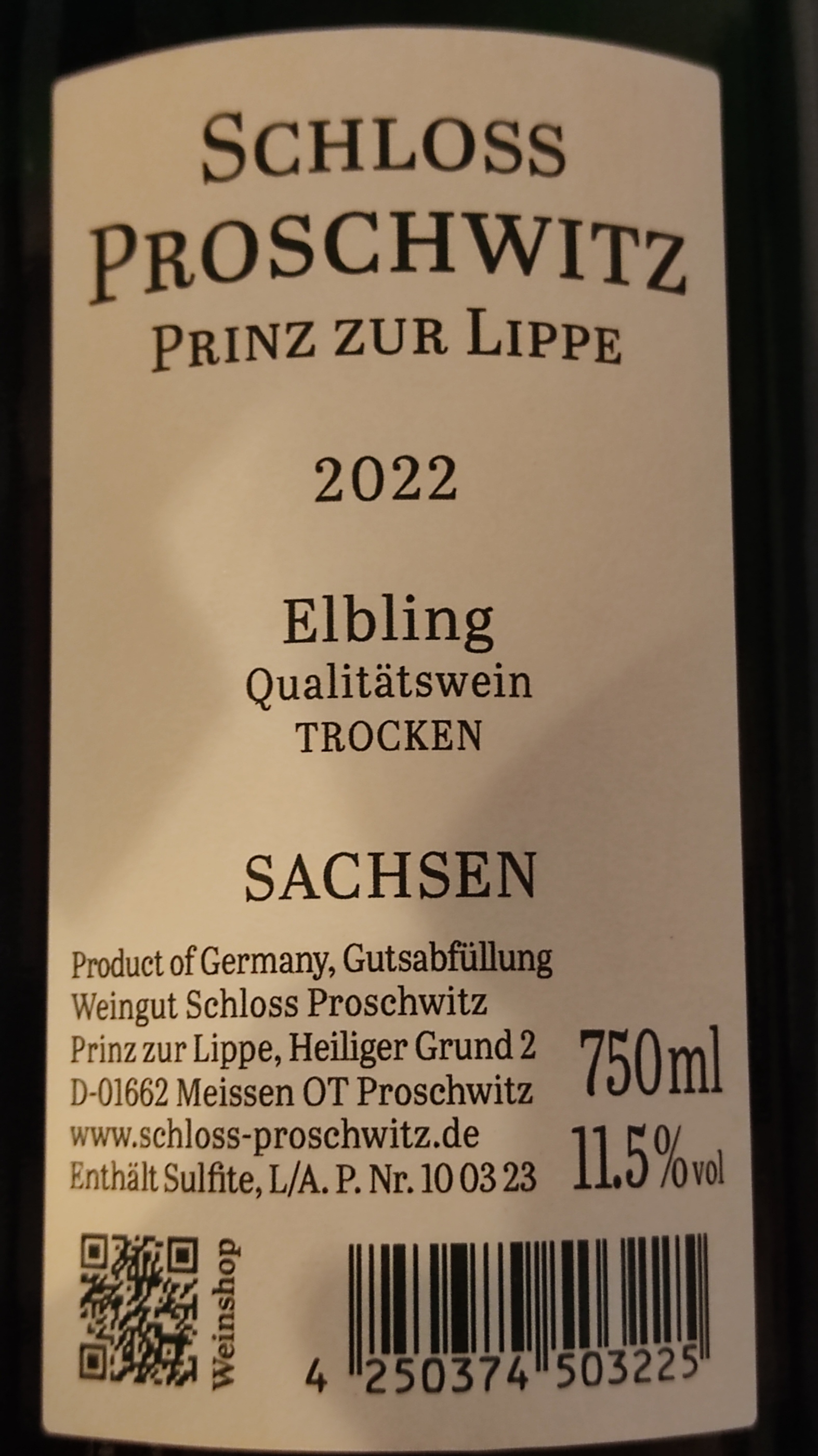 Etiketa Elbling VDP.GUTSWEIN