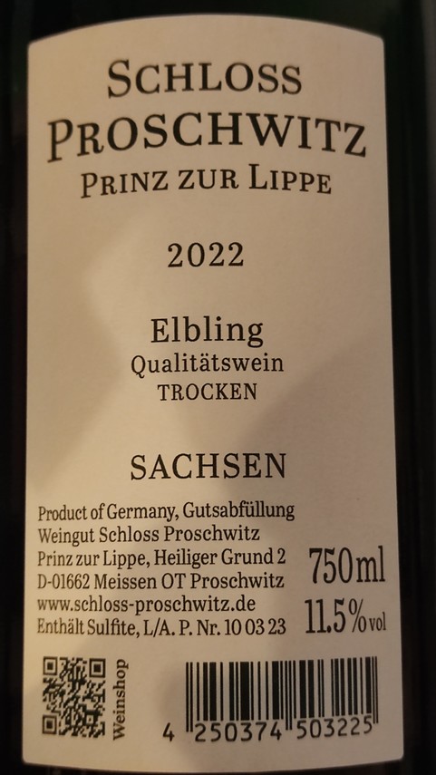 Etiketa Elbling VDP.GUTSWEIN